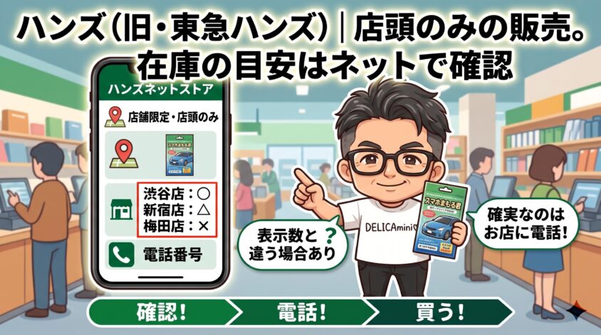 ハンズ(旧・東急ハンズ)|店頭のみの販売。在庫の目安はネットで確認
