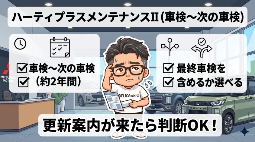 ハーティプラスメンテナンスII(車検〜次の車検)