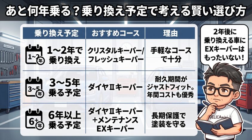 あと何年乗る？乗り換え予定で考える賢い選び方