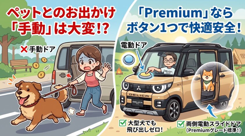 ペットと出かけたい人なら → T PremiumかG Premiumがおすすめ