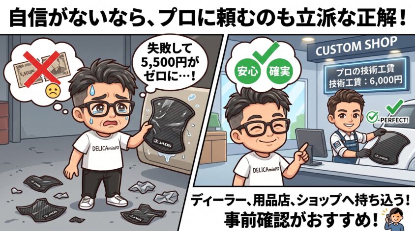 自信がないなら、プロに頼むのも立派な正解