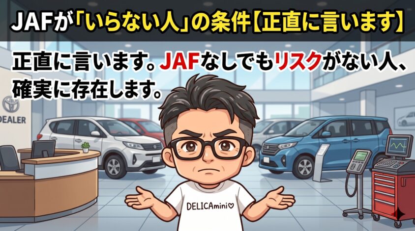JAFが「いらない人」の条件