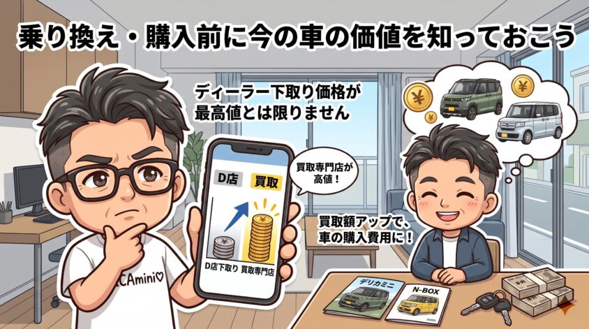乗り換え・購入前に今の車の価値を知っておこう
