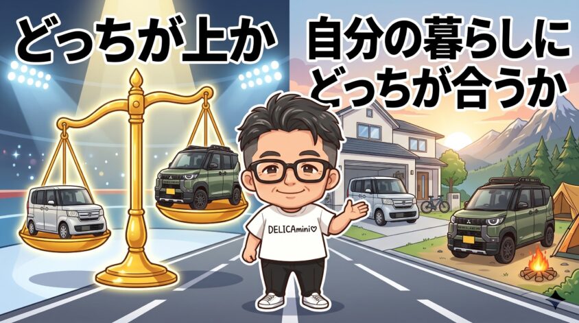 「どっちが上か」ではなく「自分の暮らしにどっちが合うか」