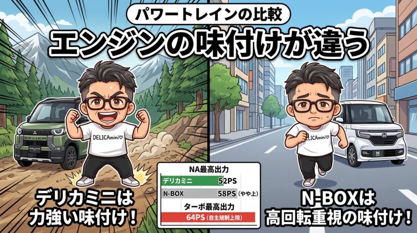 パワートレインの比較