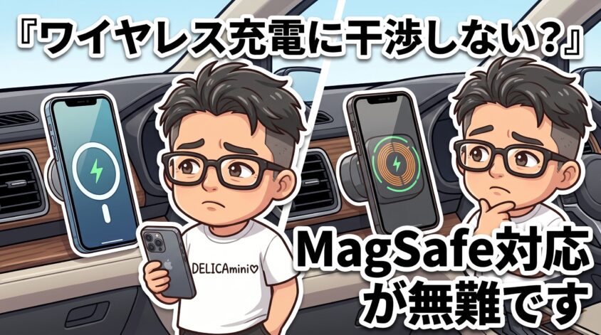 ワイヤレス充電に干渉しない？