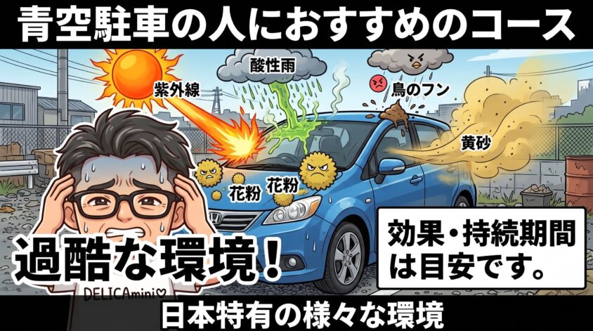 青空駐車の人におすすめのコース