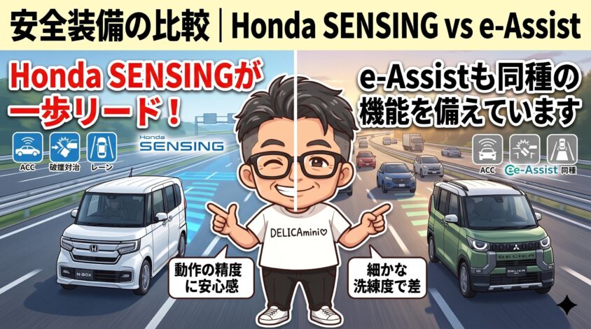 安全装備の比較