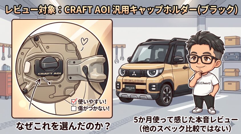 CRAFT AOI 汎用キャップホルダー（ブラック）