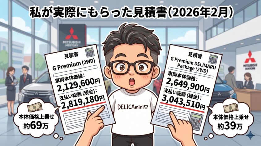 私が実際にもらった見積書（2026年2月）