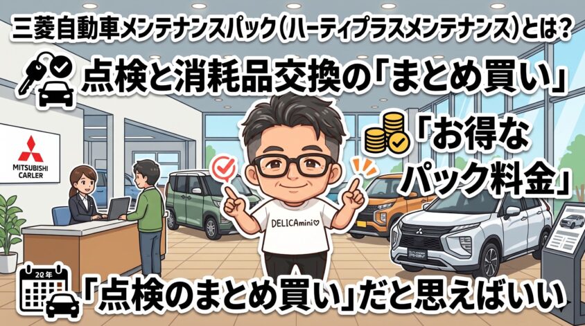 三菱自動車メンテナンスパック(ハーティプラスメンテナンス)とは?