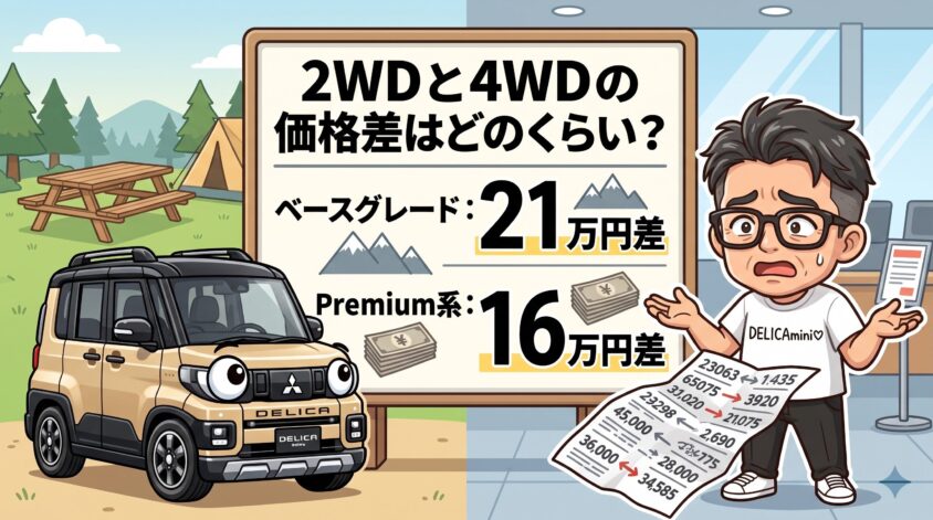 2WDと4WDの価格差