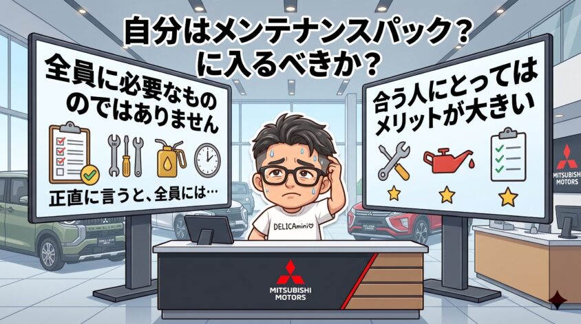 メンテナンスパックに入るべき人・入らなくてもいい人