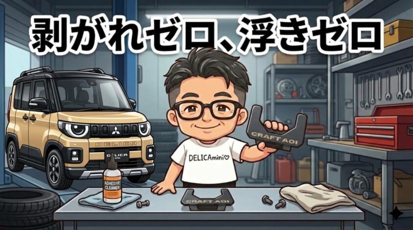 3M両面テープ：剥がれゼロ、浮きゼロ