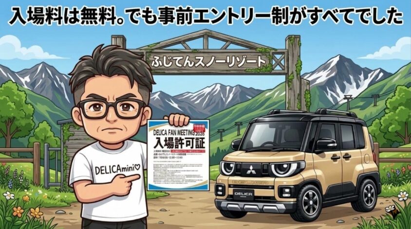 入場料は無料。でも「事前エントリー制」