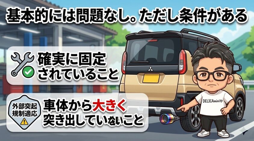 基本的には問題なし。ただし条件がある