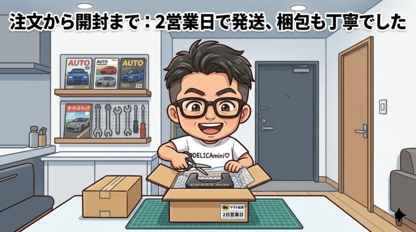 注文から開封まで