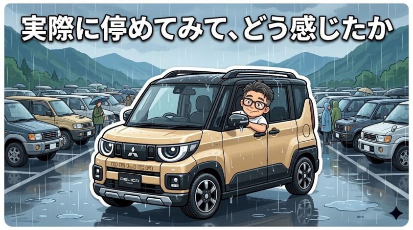 実際に停めてみて、どう感じたか