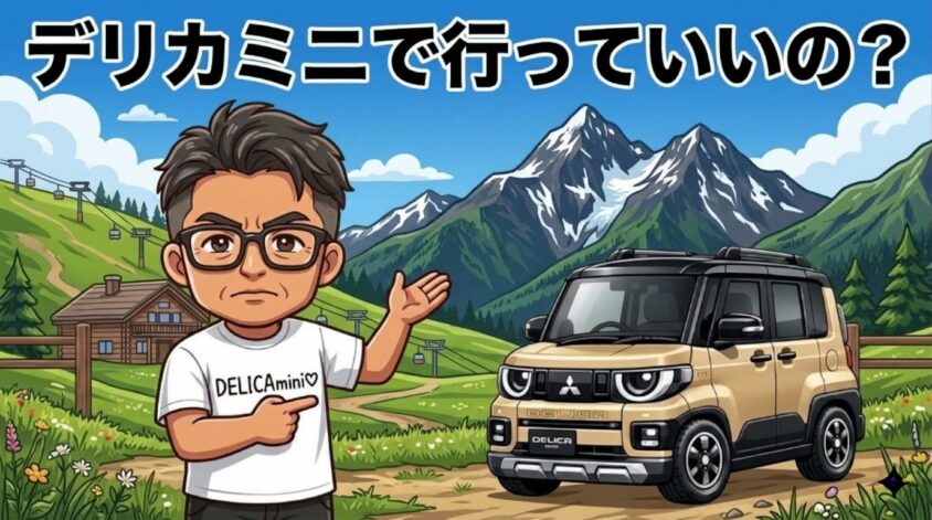 デリカミニで行っていいのか