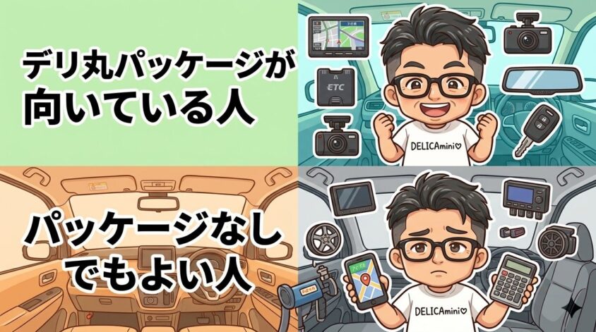 デリ丸パッケージが向いている人・向かない人