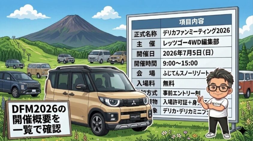 DFM2026の開催概要を一覧で確認