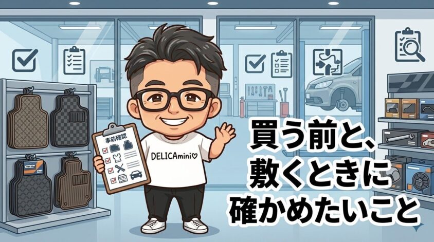 買う前と、敷くときに確かめたいこと