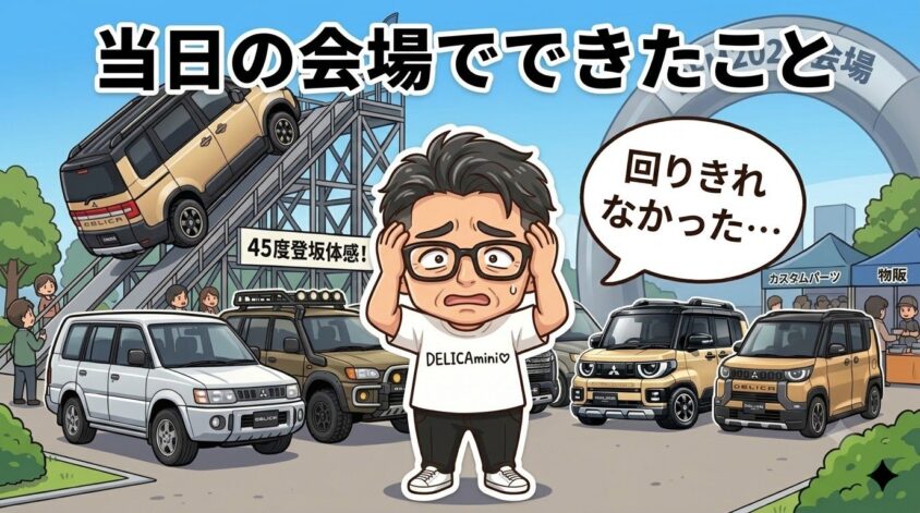 当日の会場でできたこと