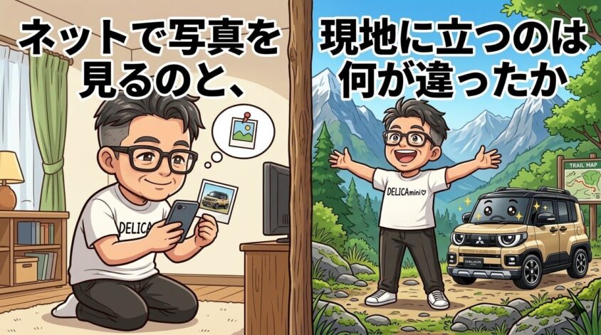 ネットで写真を見るのと、現地に立つのは何が違ったか
